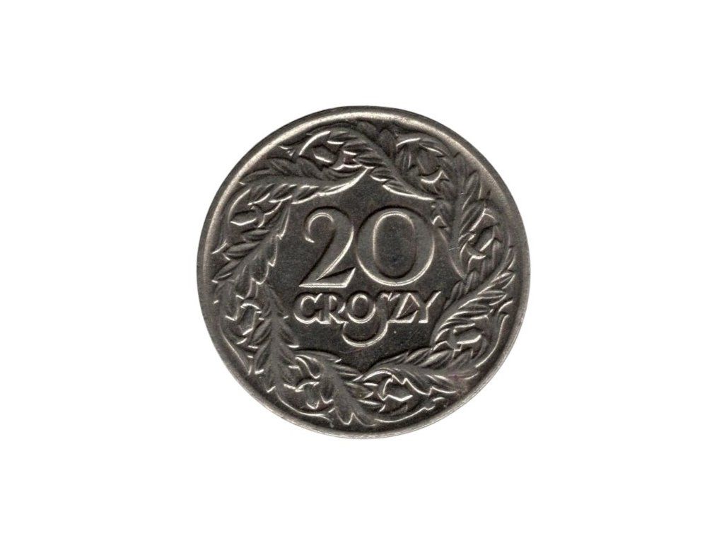 POLSKA. 20 groszy 1923/W. Y-37