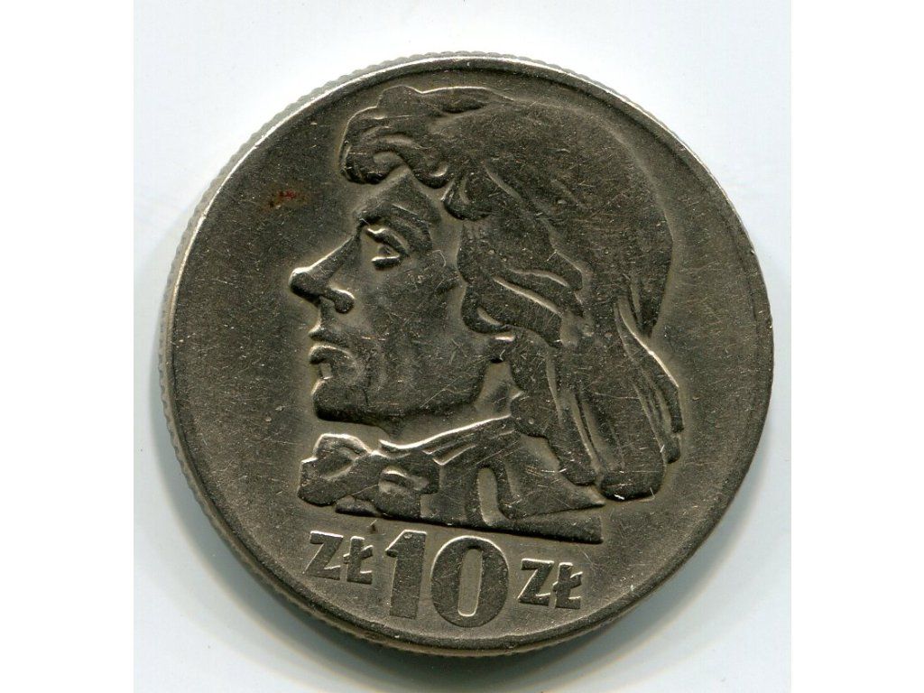 POLSKA. 10 złotych 1960. Kościuszko.