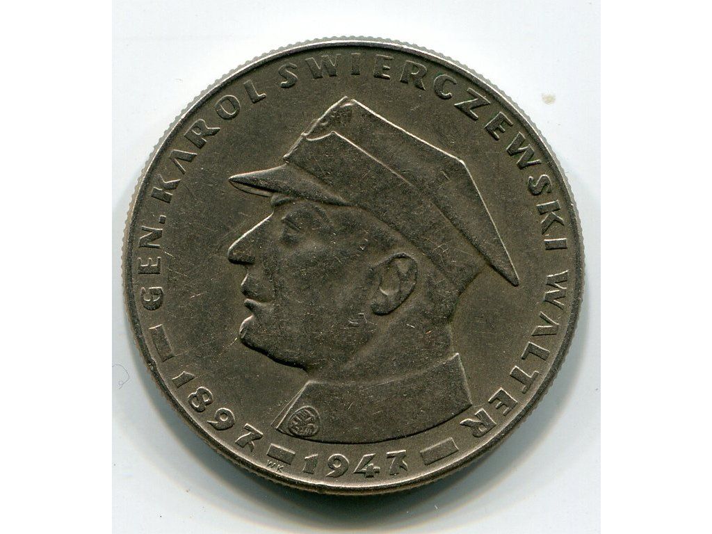 POLSKA. 10 złotych 1967. Gen. Świerczewski.