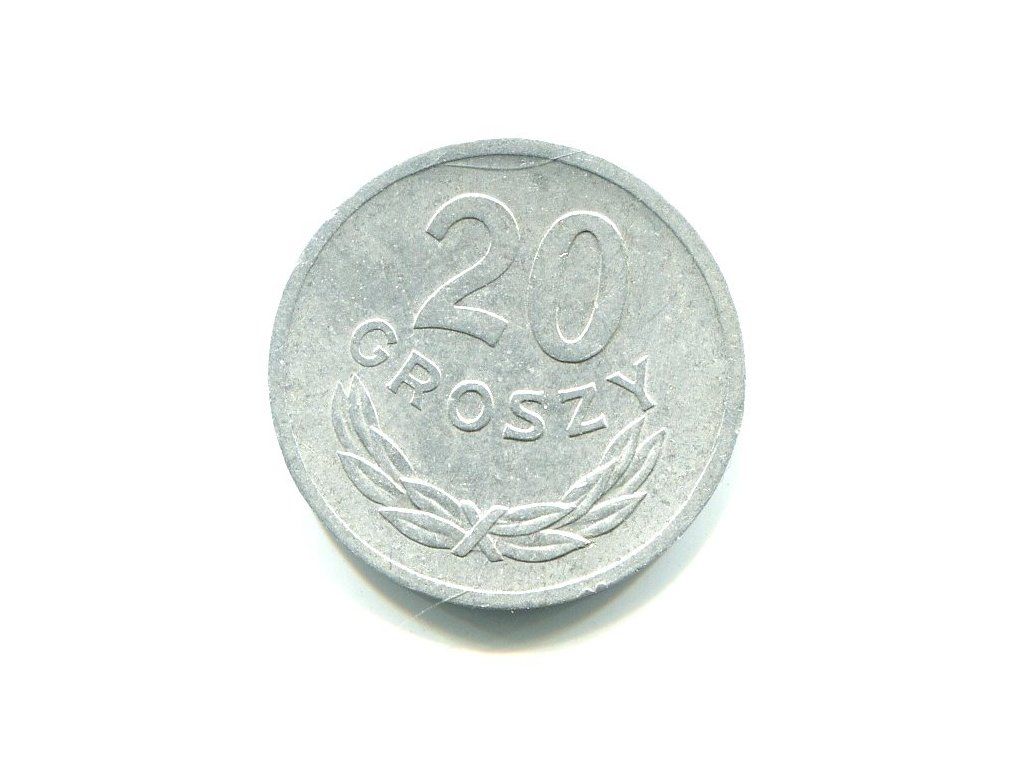 POLSKA. 20 groszy 1971.