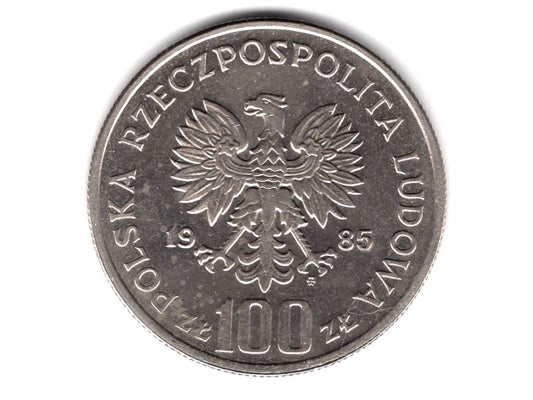 Polska. 100 złotych 1985. Król Przemysław II.