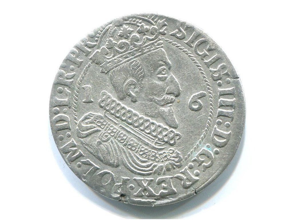 POLSKA. Zygmunt III. Wasa. Ort 1623. Gdańsk. Fałszerstwo?. Ag.