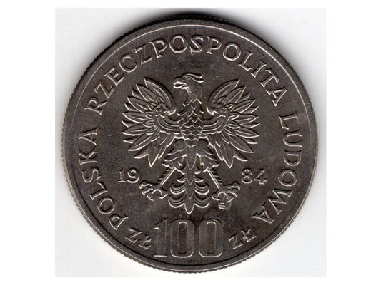 POLSKA. 100 złotych 1984. 40 lat PRL-u.