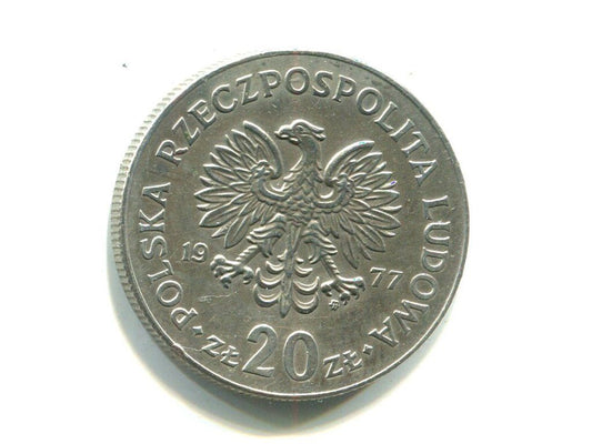 POLSKA. 20 złotych 1977. Nowotka.