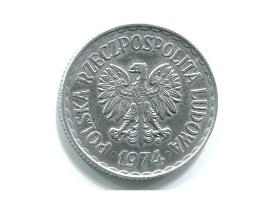 POLSKA. 1 złoty 1974.