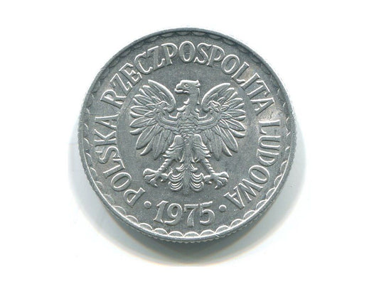 POLSKA. 1 złoty 1975.