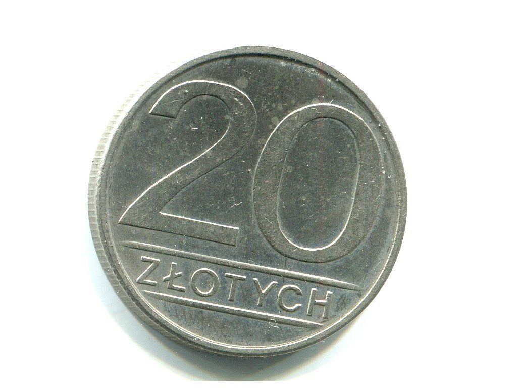 POLSKA. 20 złotych 1985.
