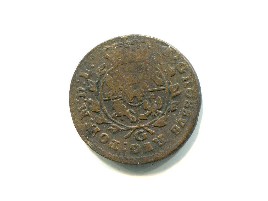 POLSKA. Stanisław Poniatowski. 1 grosz 1767/G.
