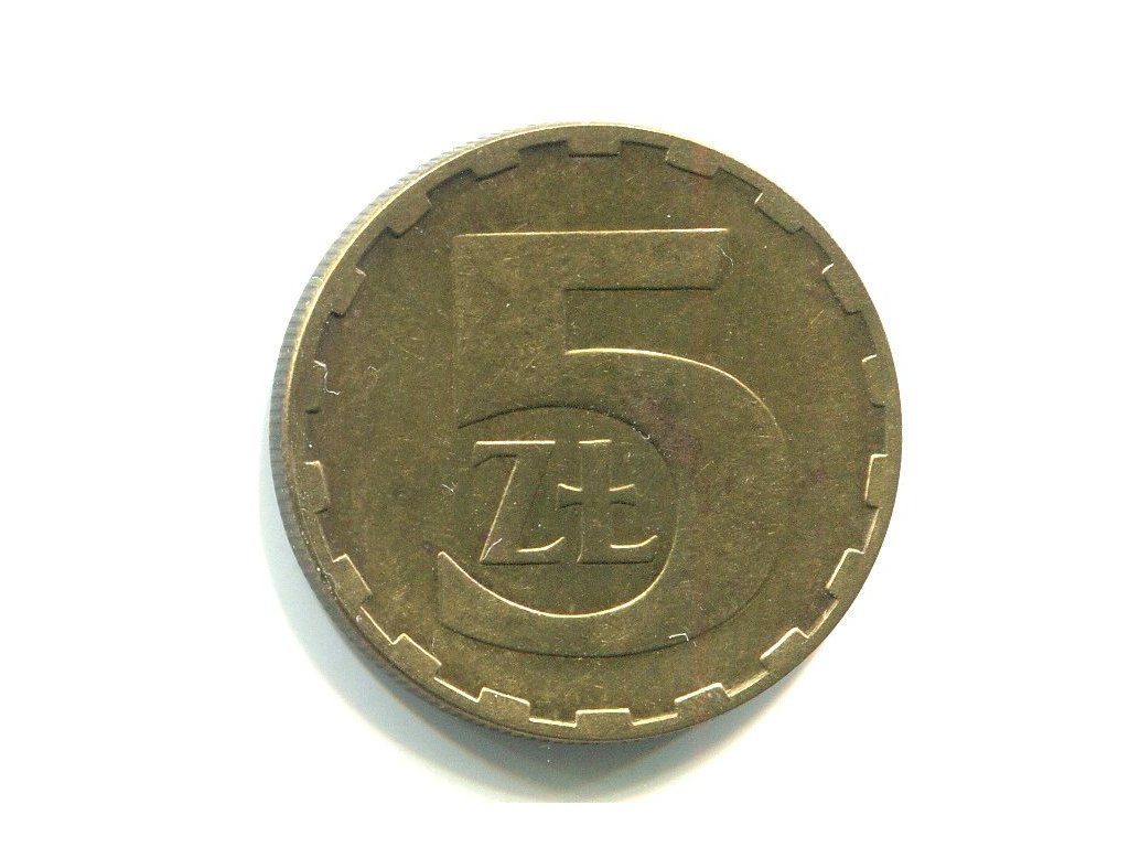 POLSKA. 5 złotych 1987.