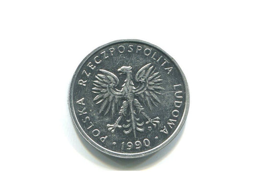POLSKA. 5 złotych 1990.
