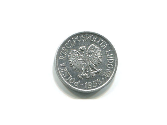 POLSKA. 5 groszy 1958