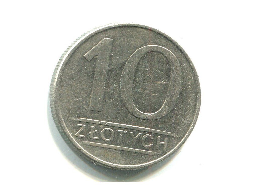 POLSKA. 10 złotych 1986.
