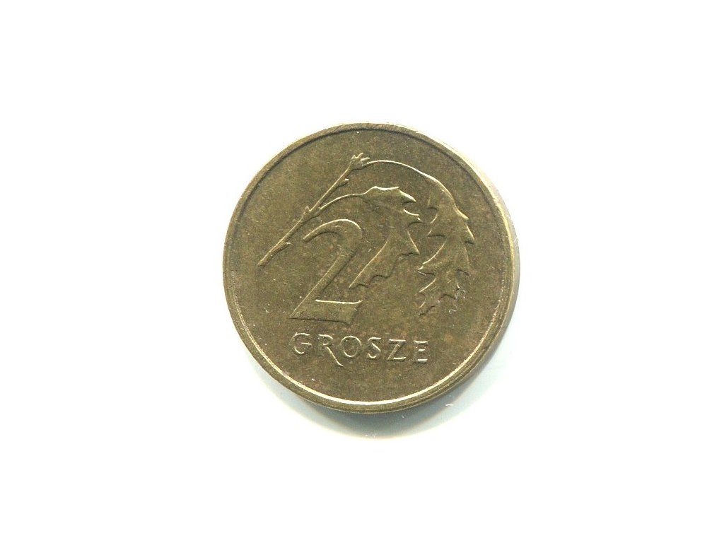 POLSKA. 2 grosze 2007.