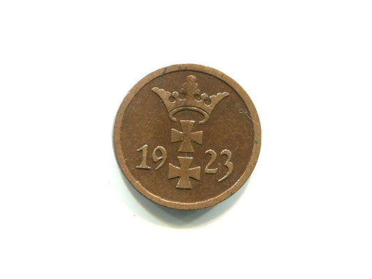 DANZYG / Gdańsk. 1 fenig 1923.