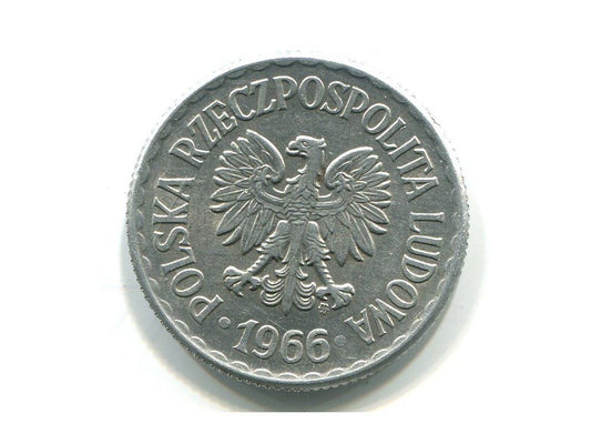 POLSKA. 1 złoty 1966.