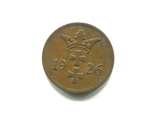 DANZYG / Gdańsk. 2 fenigów 1926.