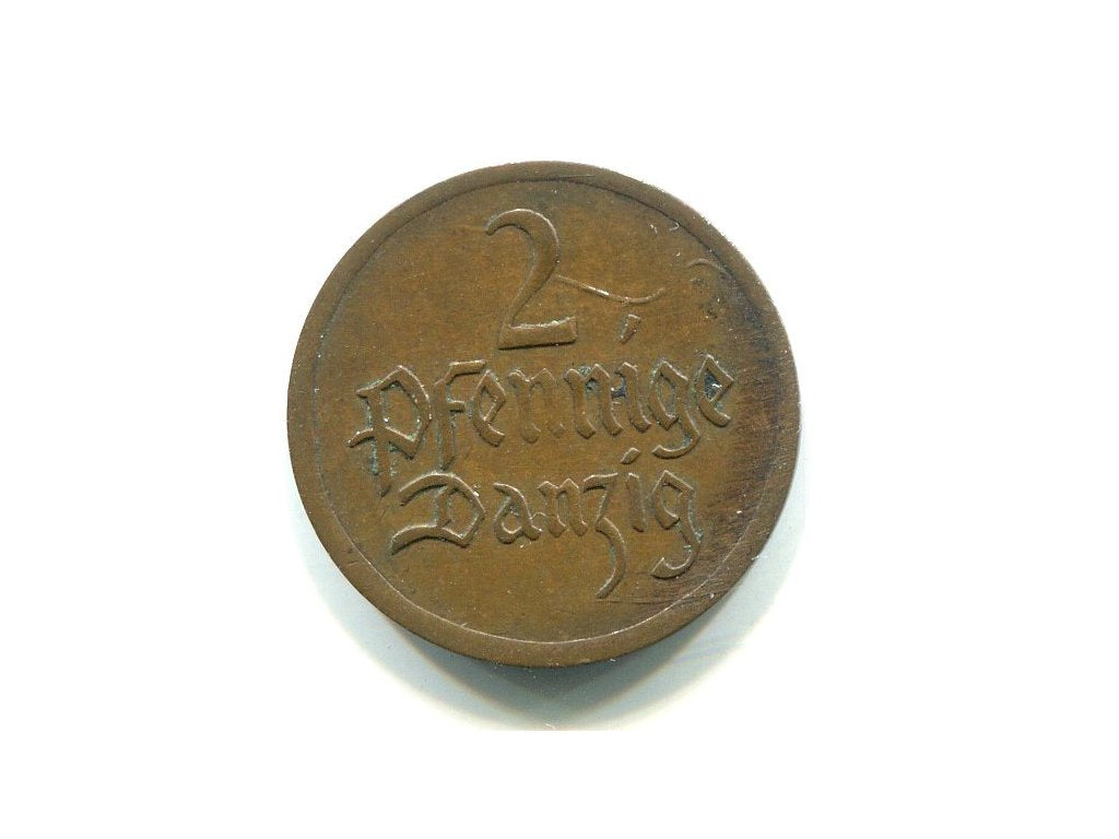 DANZYG / Gdańsk. 2 fenigów 1926.
