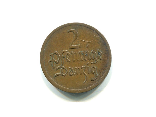 DANZYG / Gdańsk. 2 fenigów 1926.