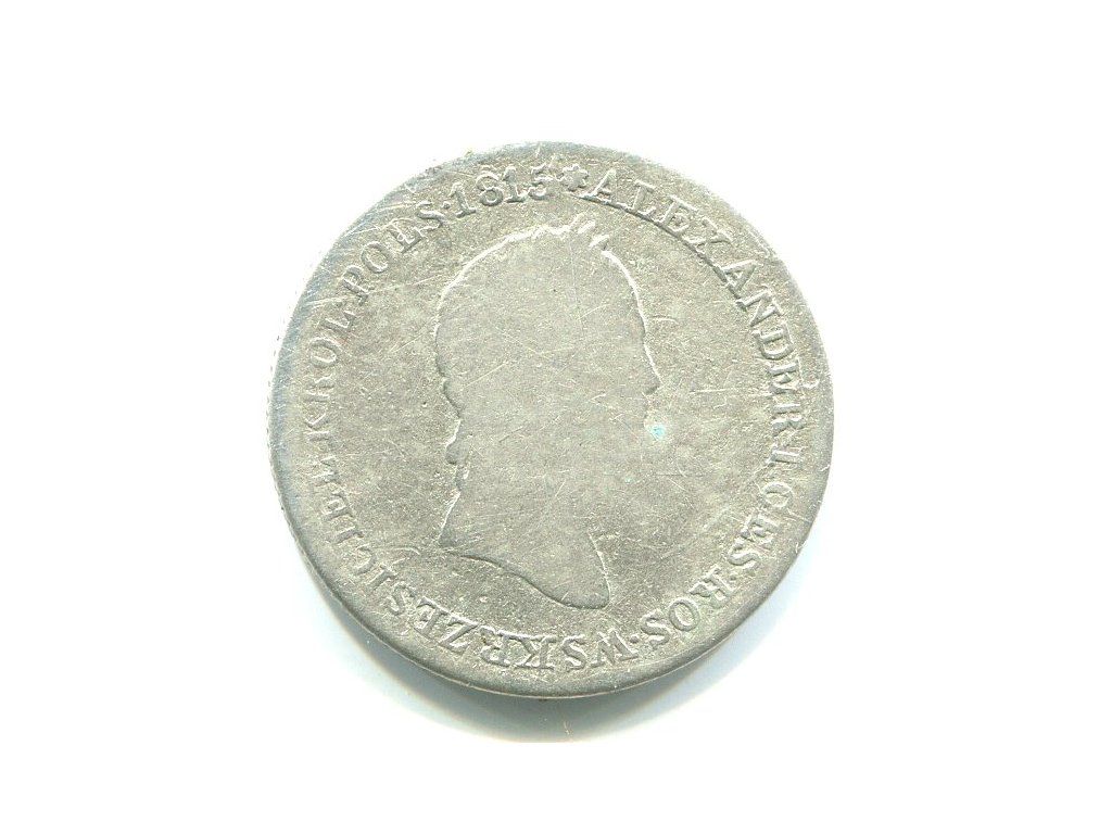 POLSKA. 1 złoty słupek 1830/FH. Ag.