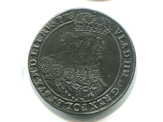 POLSKA. Władysław IV. Wasa. Tolar 1641. Gdańsk. REPLIKA.