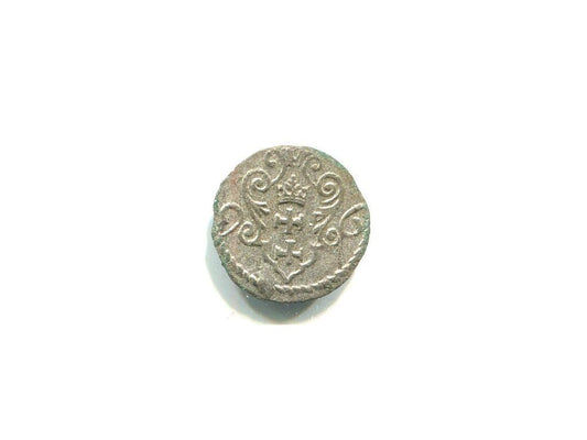 POLSKA. Zygmunt III Wasa. Denar 1596. Gdańsk. Ag.