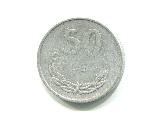 POLSKA. 50 groszy 1977. Y-48.1