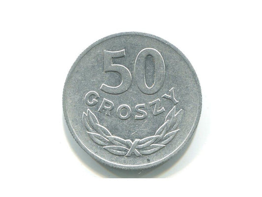 POLSKA. 50 groszy 1975. Y-48.1