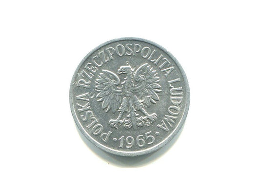 POLSKA. 20 groszy 1965. Y-A47