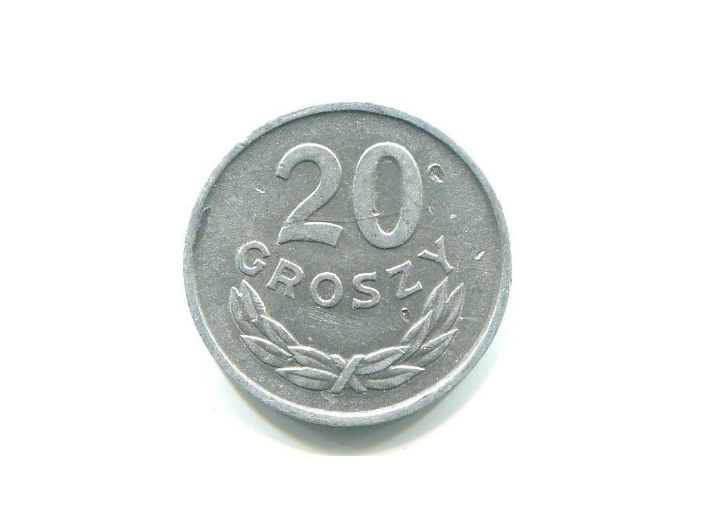POLSKA. 20 groszy 1965. Y-A47