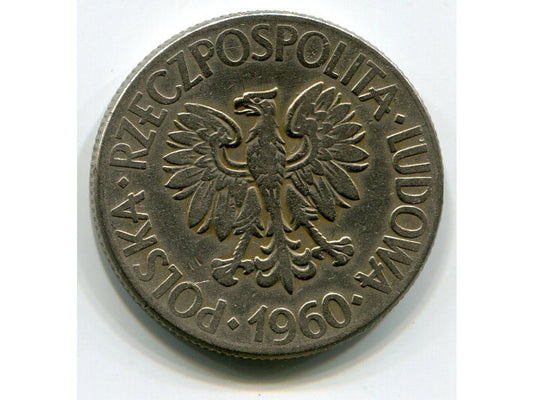POLSKA. 10 złotych 1960. Kościuszko.