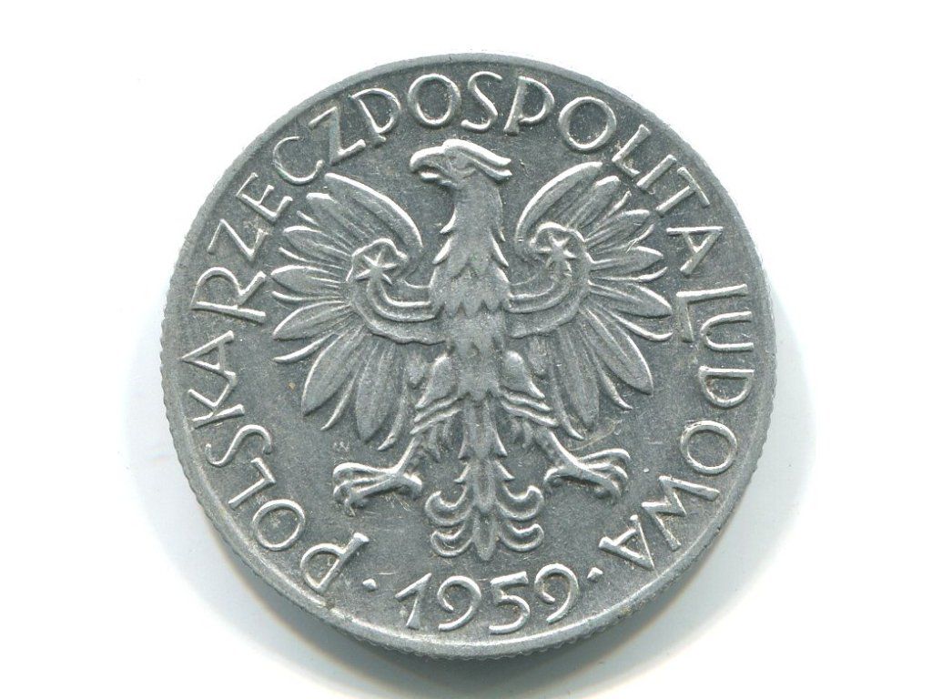 POLSKA. 5 złotych 1959.