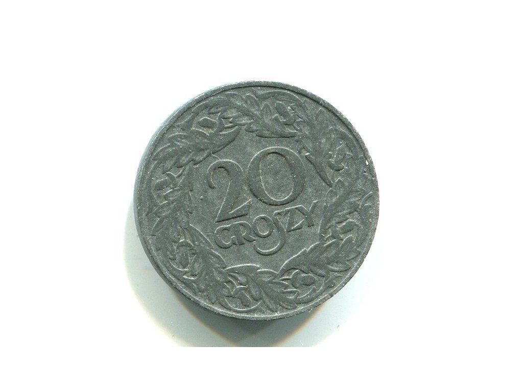 POLSKA. 20 groszy 1923 sygn.