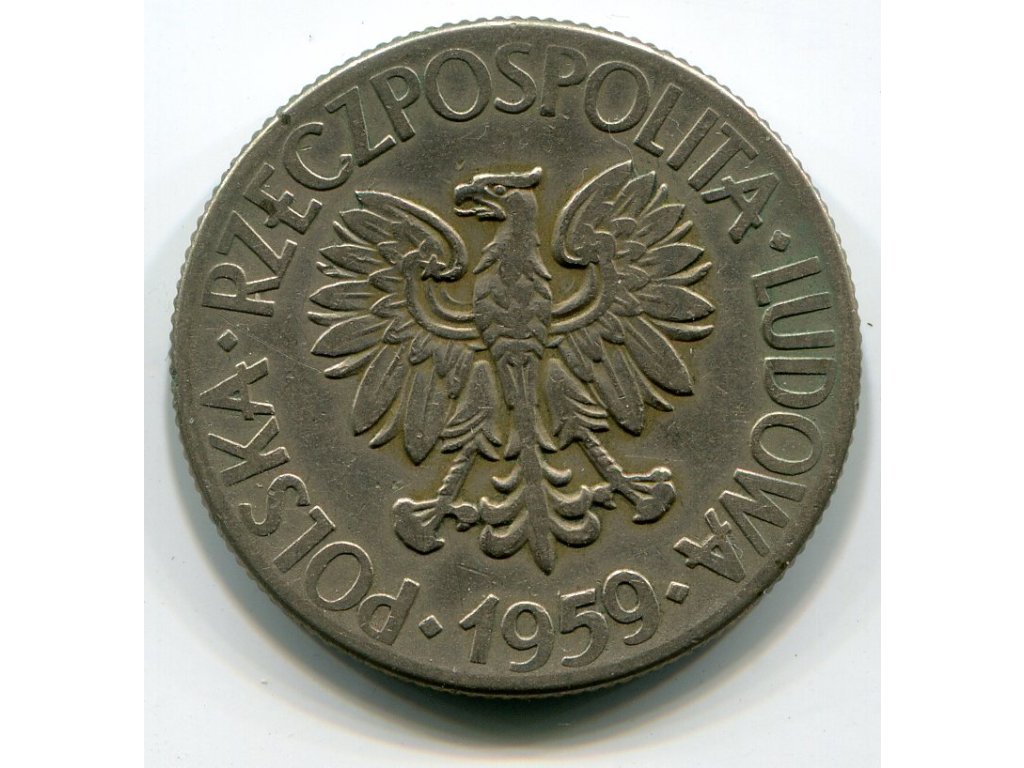 POLSKA. 10 złotych 1959. Kościuszko.