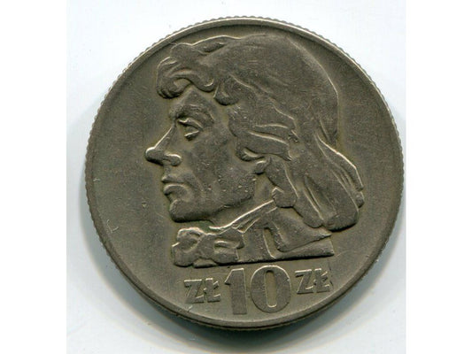 POLSKA. 10 złotych 1959. Kościuszko.