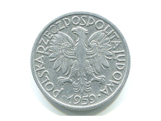 POLSKA. 2 złote 1959.