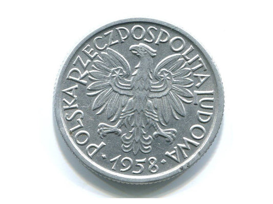 POLSKA. 2 złote 1958.