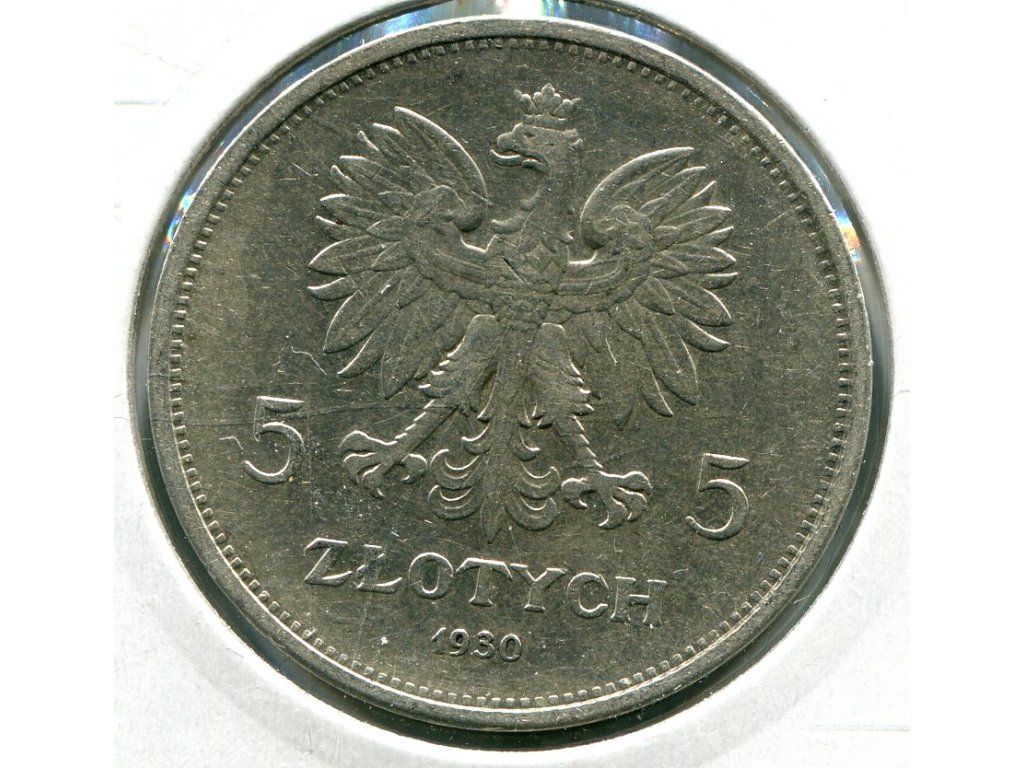 POLSKA. 5 złotych 1930. Powstanie 1830 - 1930.