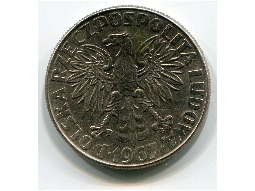POLSKA. 10 złotych 1967. Maria Skłodowska-Curie.
