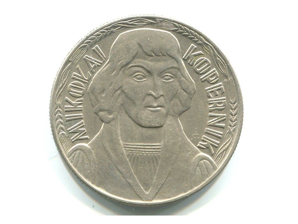 POLSKA. 10 złotych 1968. Kopernik.