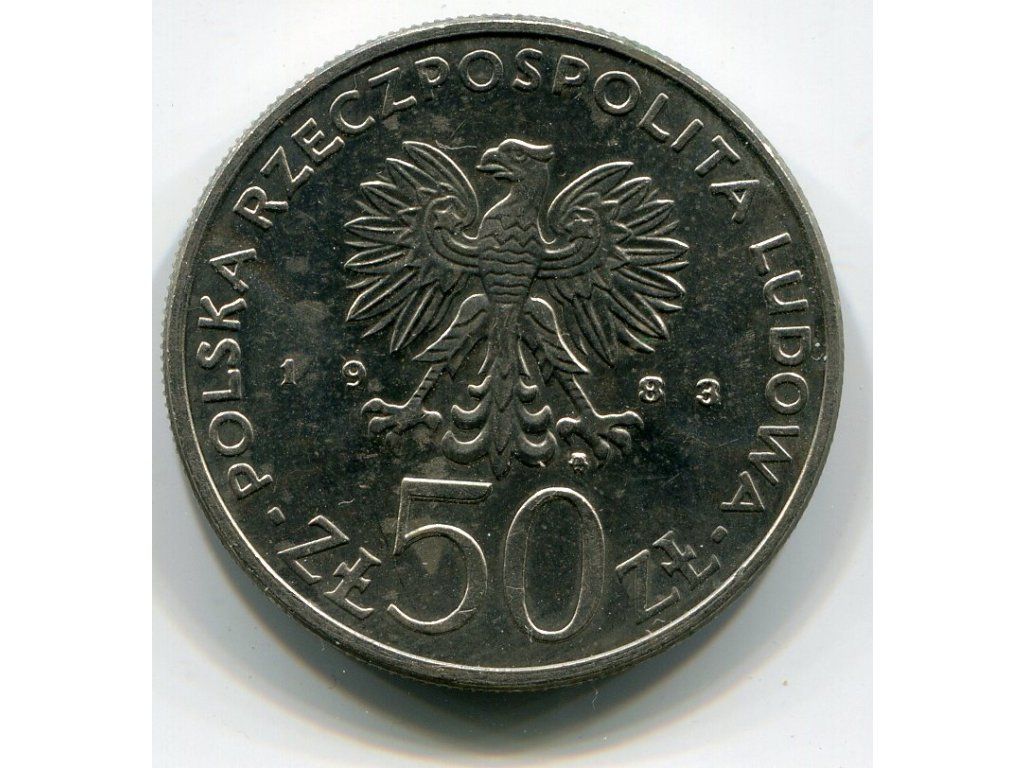 POLSKA. 50 zł 1983. Łukasiewicz.