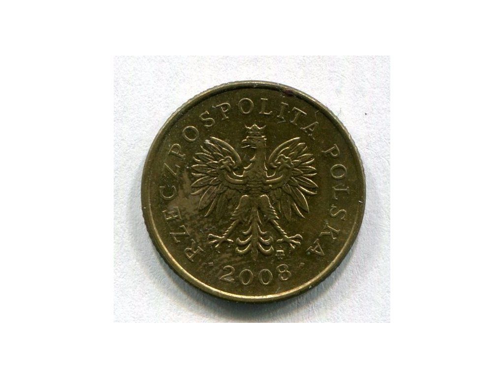 POLSKA. 5 groszy 2008.
