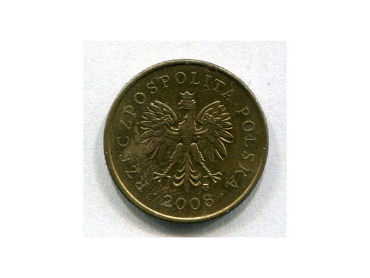 POLSKA. 5 groszy 2008.