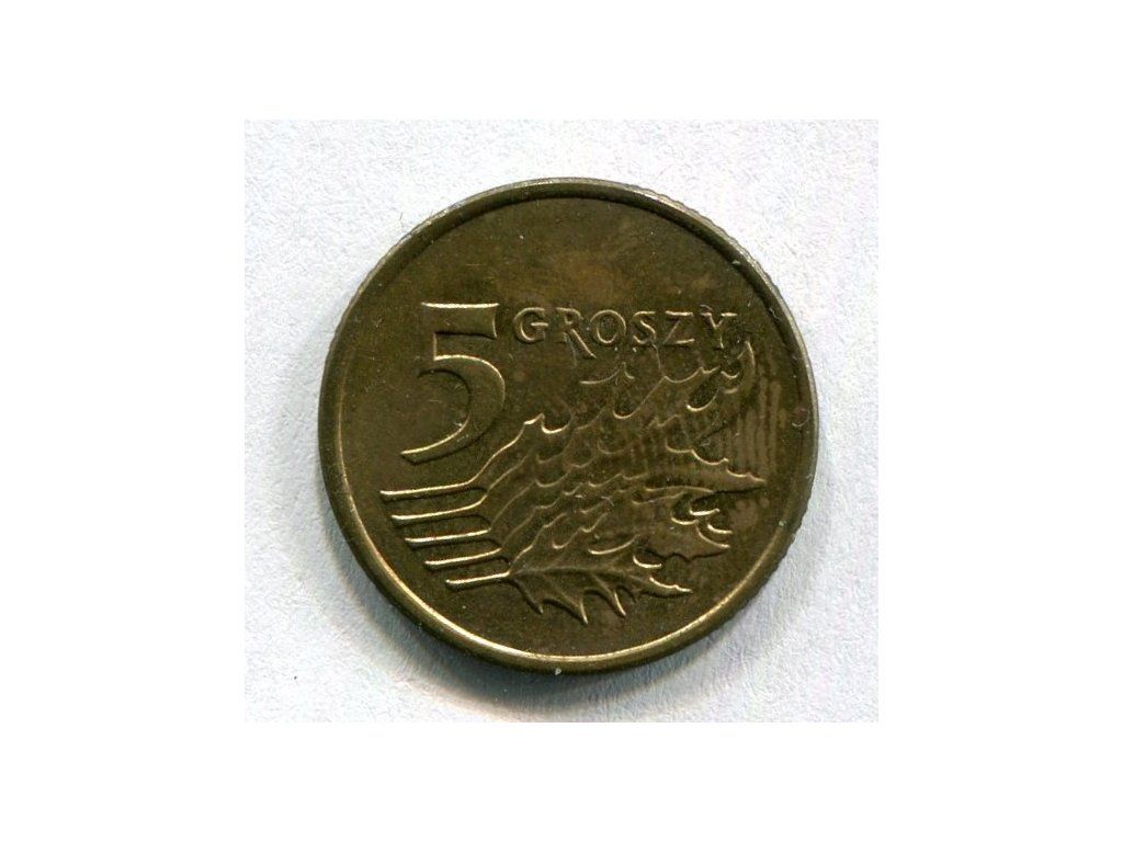 POLSKA. 5 groszy 2008.