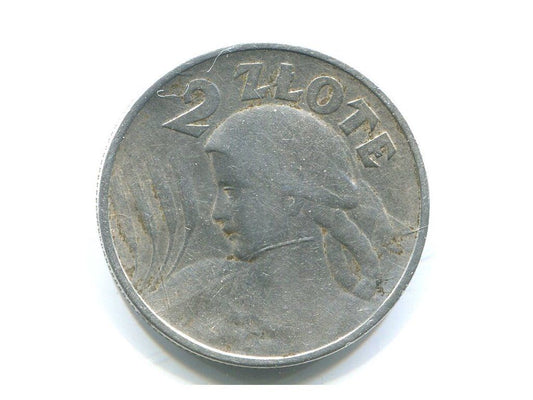 POLSKA. 2 złote 1924, stempel odwrócony Ag.