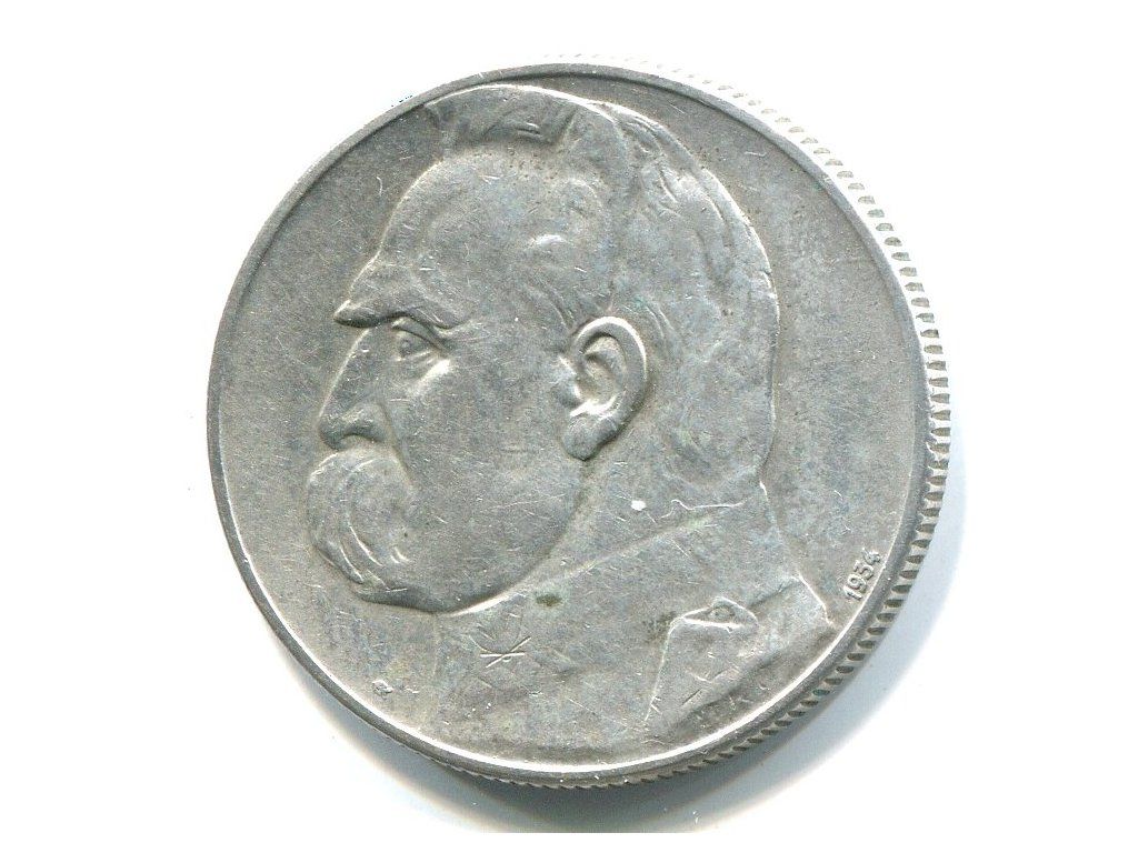 POLSKA. 5 złotych 1934. Piłsudski, Orzeł strzelecki. Ag.