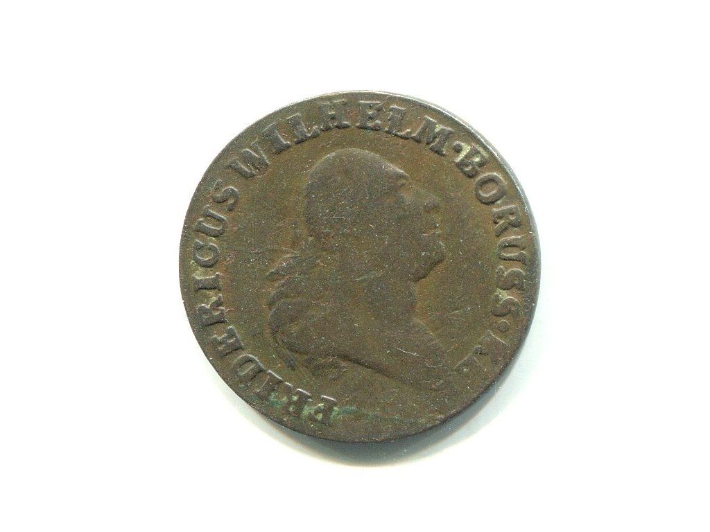 POLSKA. Fryderyk Wilhelm II 1 Grosz 1797/B.