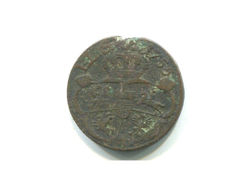 POLSKA. August III 1 grosz 1755.
