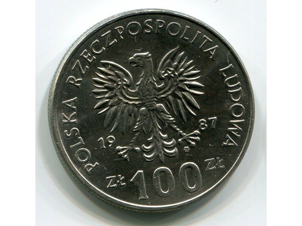 Polska. 100 złotych 1987. Kazimierz III. Wielki