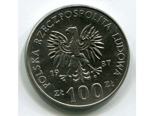 Polska. 100 złotych 1987. Kazimierz III. Wielki