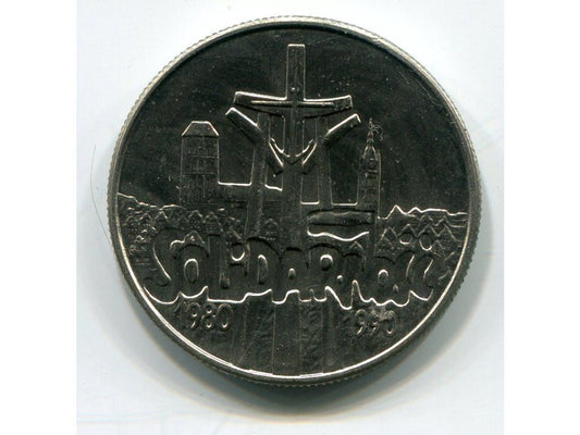 POLSKA. 10 000 zł 1990. Solidarność.